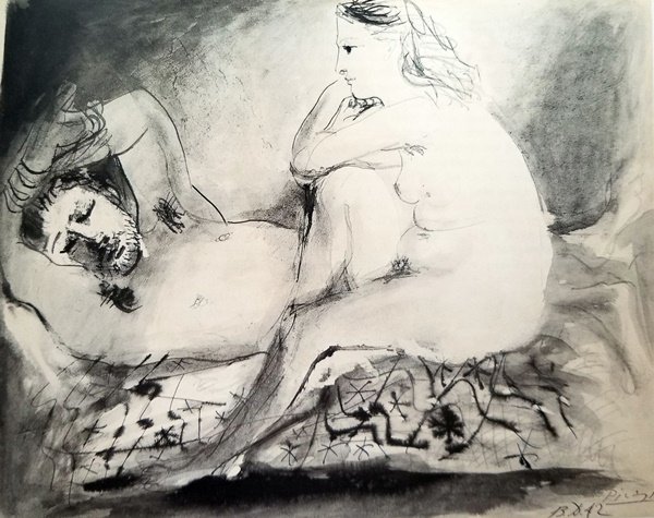 After Pablo Picasso Man Sleeping (1 of 1)