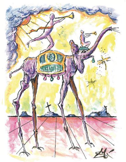 Salvador Dali “After”  "Celestial Elephants" Litho (1 of 1)