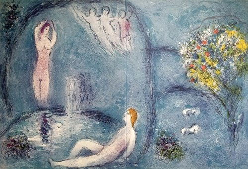 Chagall - Daphnis and Chloe In The Cave of the NYMPHS (1 of 1)