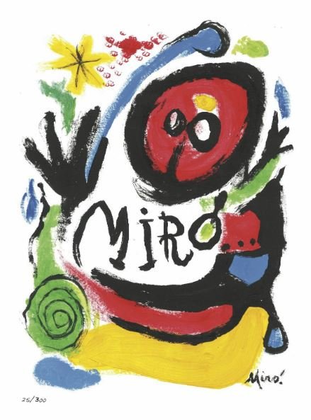 Joan Miro - Tres Livres” “After” (1 of 1)
