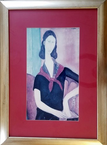 Amedeo Modigliani - Young Woman With Scarf (1 of 2)
