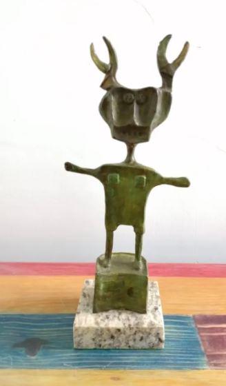 Insect Child Bronze Sculpture By Sergio Hernandez (1 of 1)