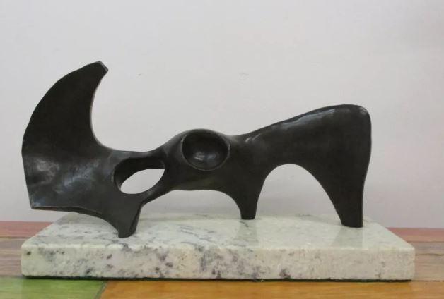 Bronze Sculpture Two Forms by Henry Moore (1 of 1)