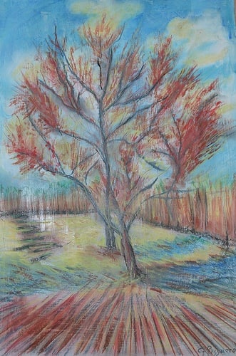Camille Pissarro - The Red Tree (1 of 1)