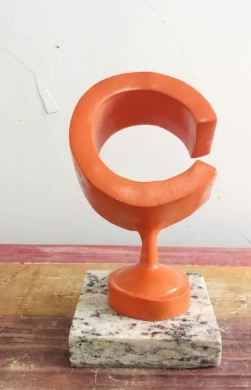 Bronze Sculpture Figure Ii By Mathias Goeritz: Old Recast This sculpture is in perfect condition.DESCRIPTION OF THE ARTICLE:TITLE: ?FIGURE II?AUTHOR: MATHIAS GOERITZMATERIAL: BRONZEMEASUREMENTS WITHOUT BASE: HEIGHT 17 cm x WIDTH 12 cm x DEPTH 13 c