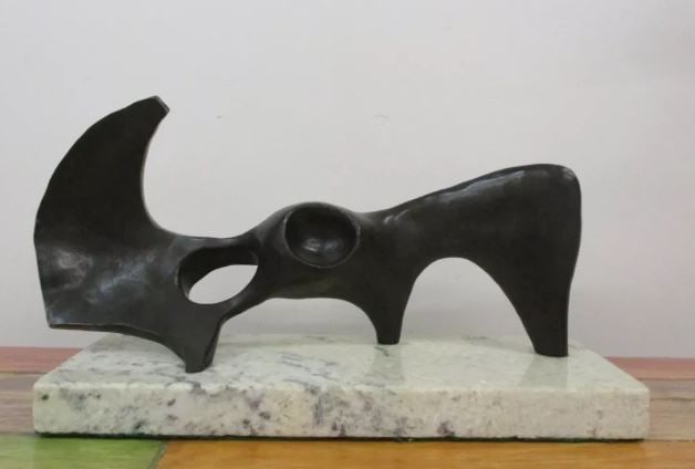 Bronze Sculpture Two Forms by Henry Moore (1 of 1)