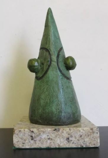 Bronze Sculpture Green Object " (1 of 1)