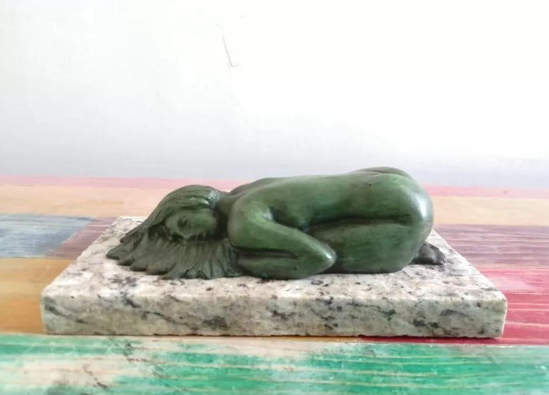 Bronze Sculpture Woman By Gabriel Ponzanelli: Old Recast This sculpture is in perfect condition.DESCRIPTION OF THE ARTICLE:TITLE: ?WOMAN?AUTHOR: GABRIEL PONZANELLIMEASUREMENTS WITHOUT BASE: HEIGHT 6 cm x WIDTH 20 cm x DEPTH 10 cmBASE: 23 CM X