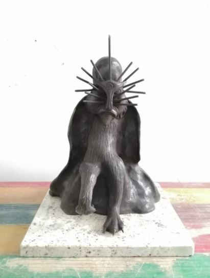 Untitled Bronze Sculpture By Leonora Carrington: Old Recast This sculpture is in perfect condition.DESCRIPTION OF THE ARTICLE:TITLE: ?UNTITLED?AUTHOR: LEONORA CARRINGTONMATERIAL: BRONZEMEASUREMENTS WITHOUT BASE: HEIGHT 38 cm x WIDTH 29 cm x DEPTH