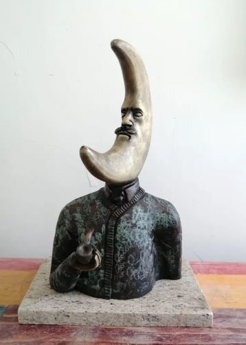 Gentlemen Bronze Sculpture By Sergio Bustamante (1 of 1)
