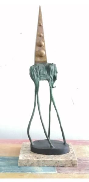Bronze Sculpture Elephant By Salvador Dali (1 of 1)