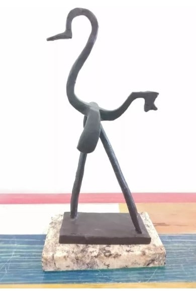 Bronze Sculpture The Meal By Juan Soriano: Old Recast This sculpture is in perfect condition.DESCRIPTION OF THE ARTICLE:TITLE: ?THE MEAL?AUTHOR: juan sorianoMATERIAL: BRONZEMEASUREMENTS WITHOUT BASE: HEIGHT 31 cm x WIDTH 13 cm x DEPTH 12