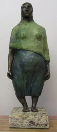 Bronze Sculpture Lady Of Francisco Zu?iga: Old Recast sculpture is in perfect condition.DESCRIPTION OF THE ARTICLE:TITLE: "LADY"AUTHOR: FRANCISCO ZU?IGAMATERIAL: BRONZEMEASURES WITHOUT BASE: HEIGHT 33 cm x WIDTH 15 cm x DEPTH 8 cmBASE: WIDTH