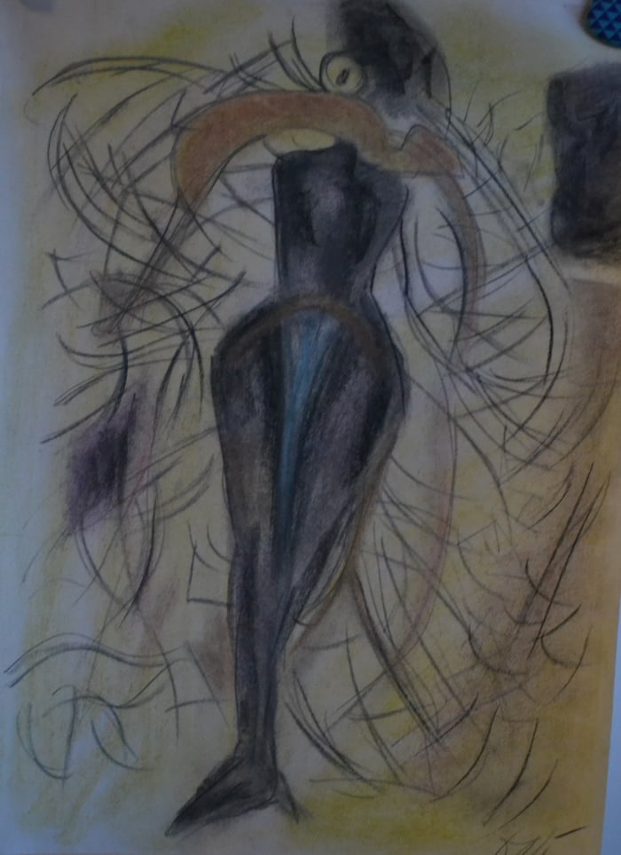 Salvador Dali - Venus: Artist: Salvador DaliTitle: VenusDimensions: 17.5X13.5 InchesMedium: Pencil On PaperCondition: Excellent?In the style of?"In the style of" works are works by an unknown creator whose style is strongly