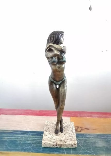Female Bronze Sculpture By Gabriel Ponzanelli (1 of 1)