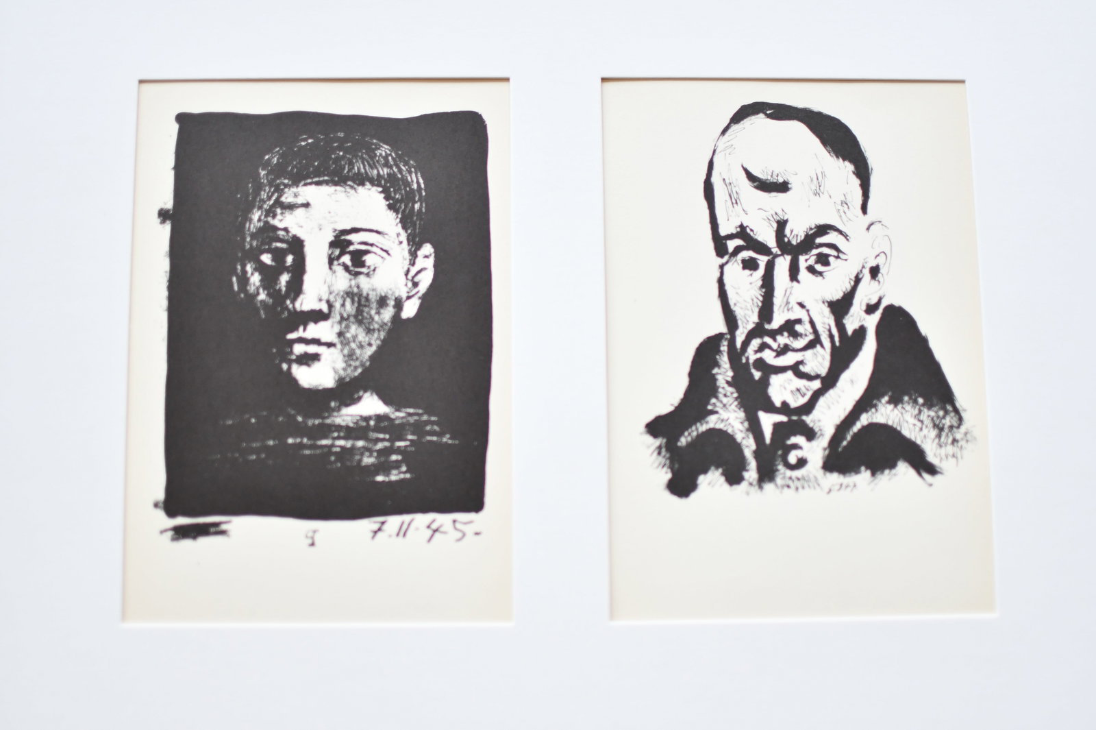 PICASSO- HEAD OF BOY & MAN (1 of 1)