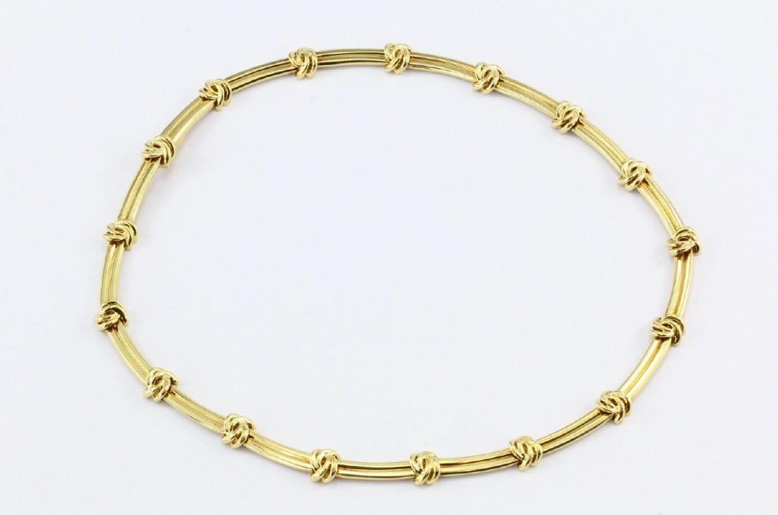 Love knot shop necklace tiffanys