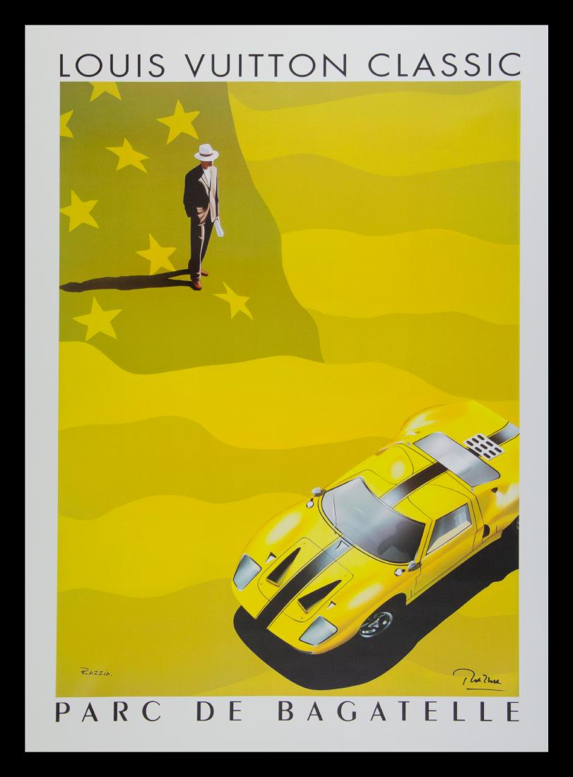 Louis Vuitton Razzia: Parc De Bagatelle: Louis Vuitton Razzia Framed Print. 2002 Louis Vuitton Classic Parc De Bagatelle , 33" x 24"