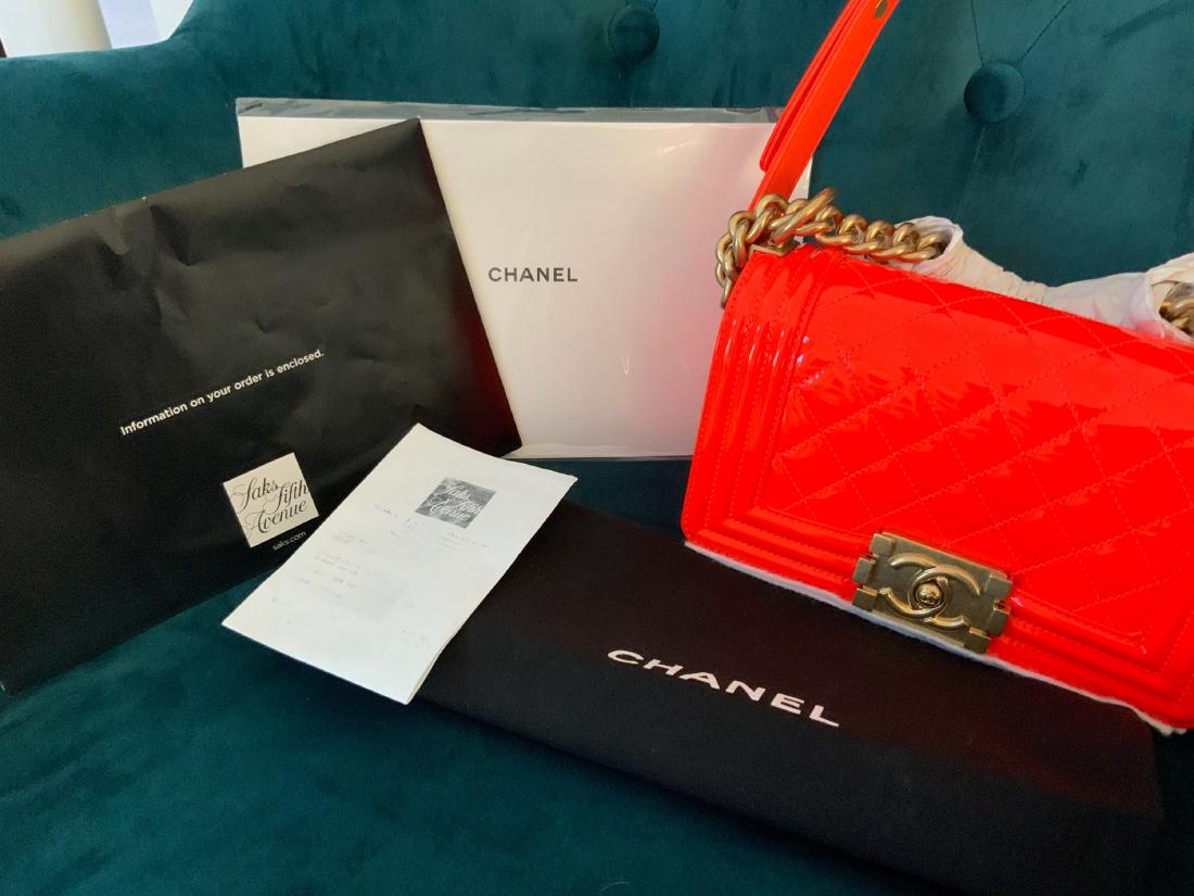 Chanel boy flap bag small quilted (1 of 3)