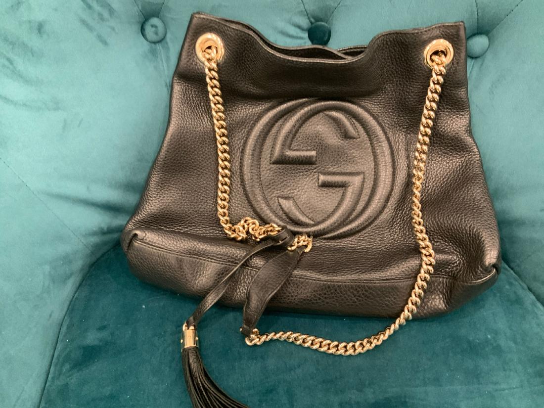 Gucci hobo shoulder bag (bl) (1 of 6)