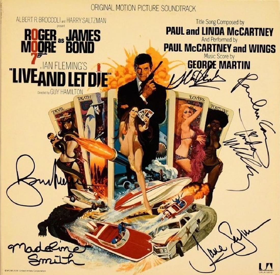 Autographed James Bond Soundtrack (1 of 1)