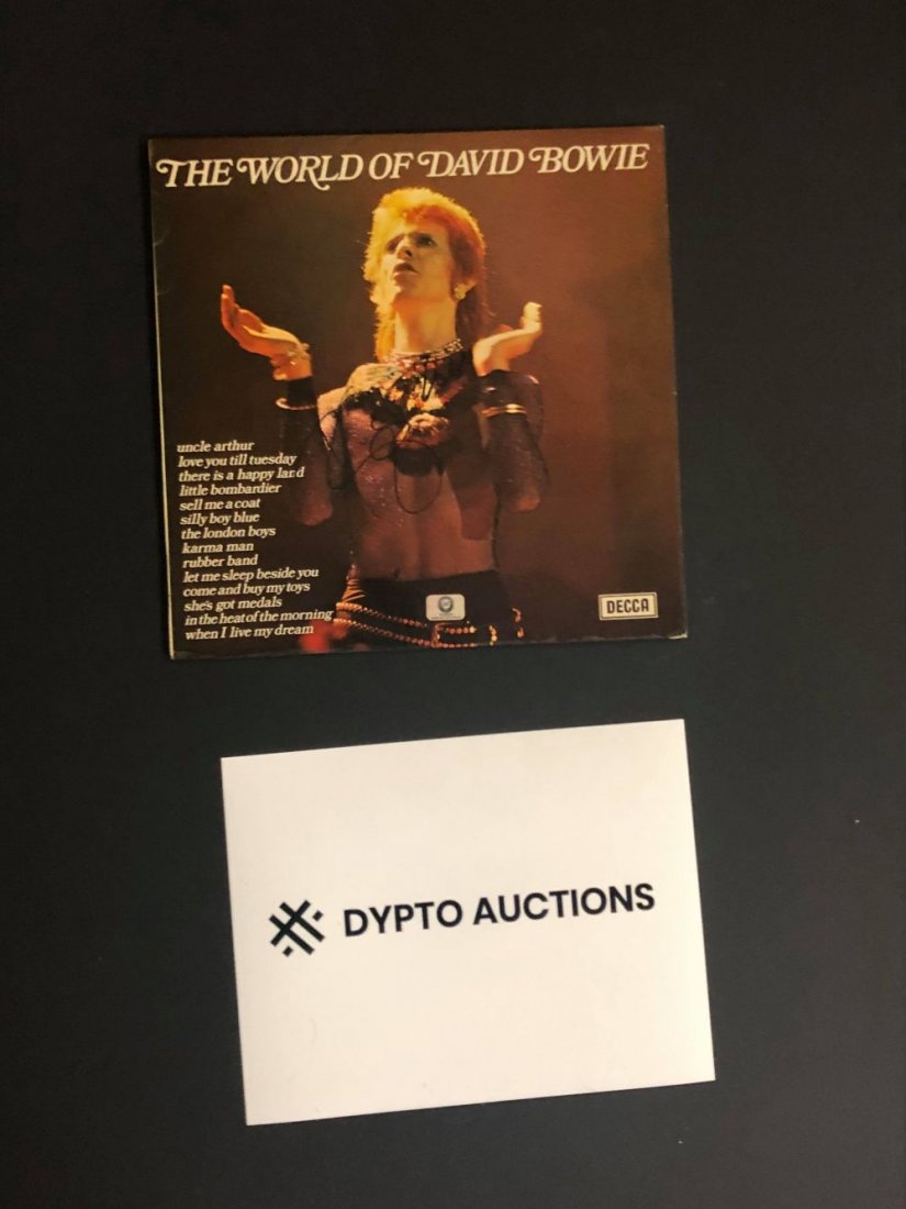 David Bowie Signed Album (1 of 2)