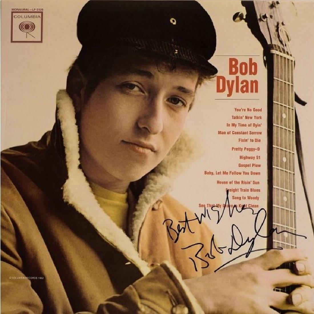 Bob Dylan Autographed Debut Album (1 of 1)