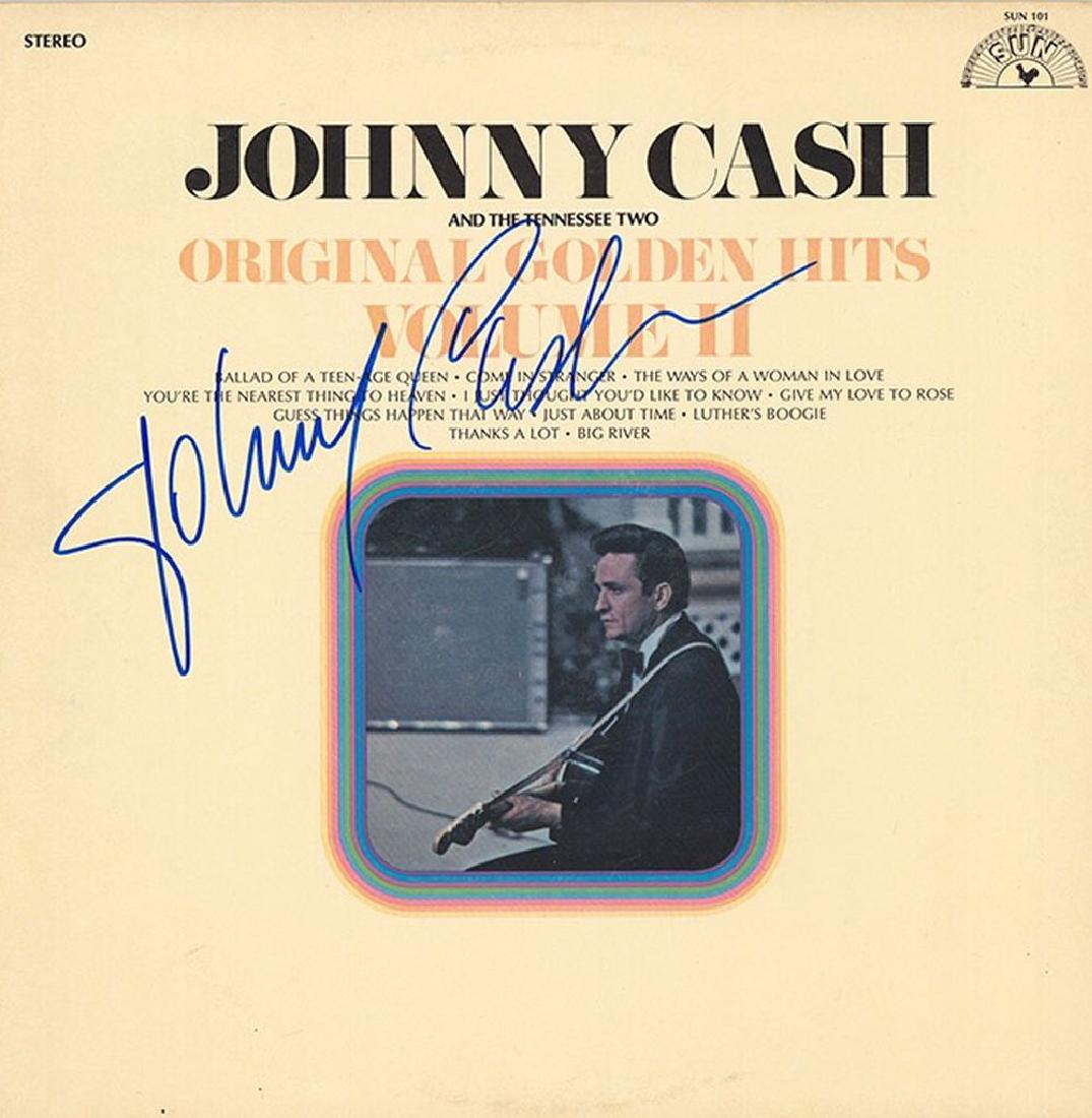 Autographed Johnny Cash Original Golden Hits LP (1 of 1)