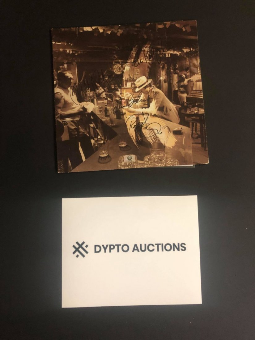 Autographed Led Zeppelin In Through the Out Door Record (1 of 2)