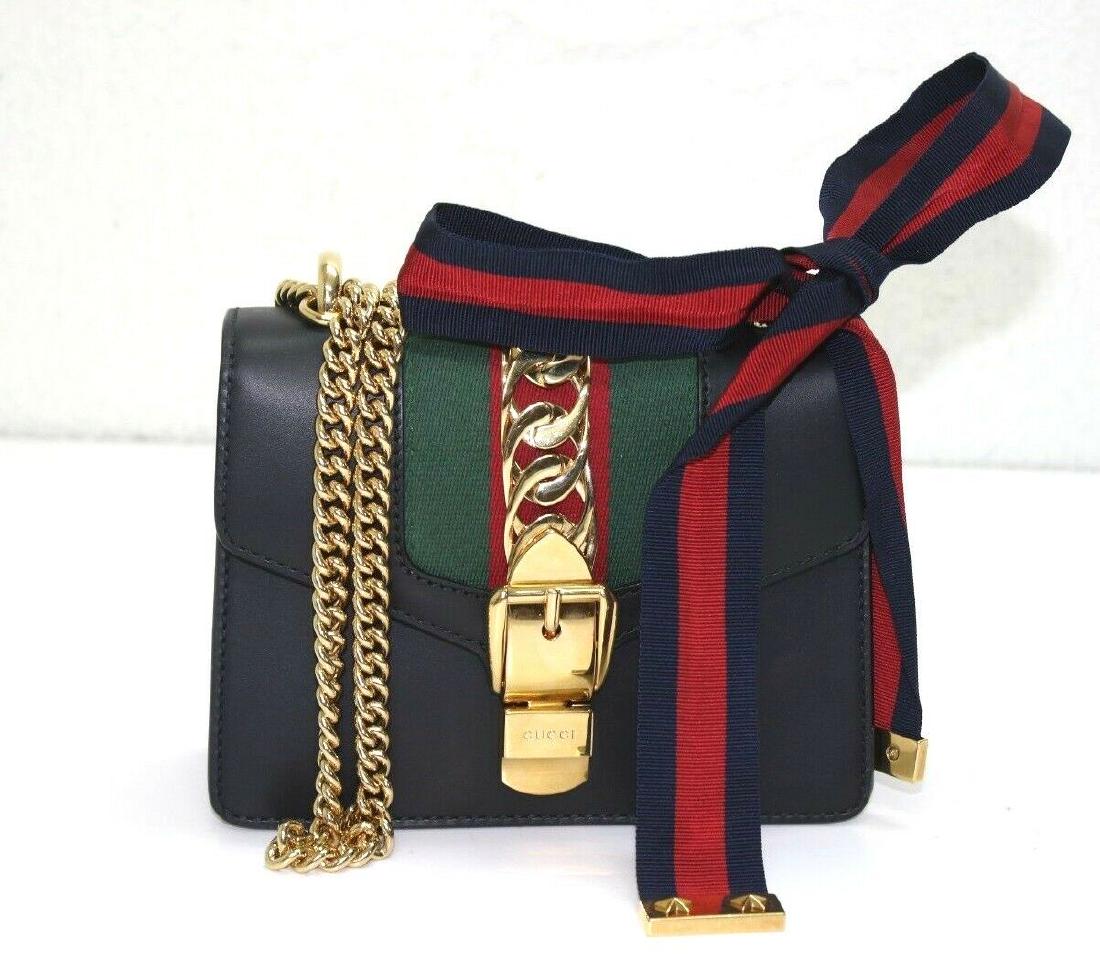 mini sylvie leather shoulder bag