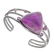 Sterling Silver Amethyst Trillion Cut Bracelet - 2