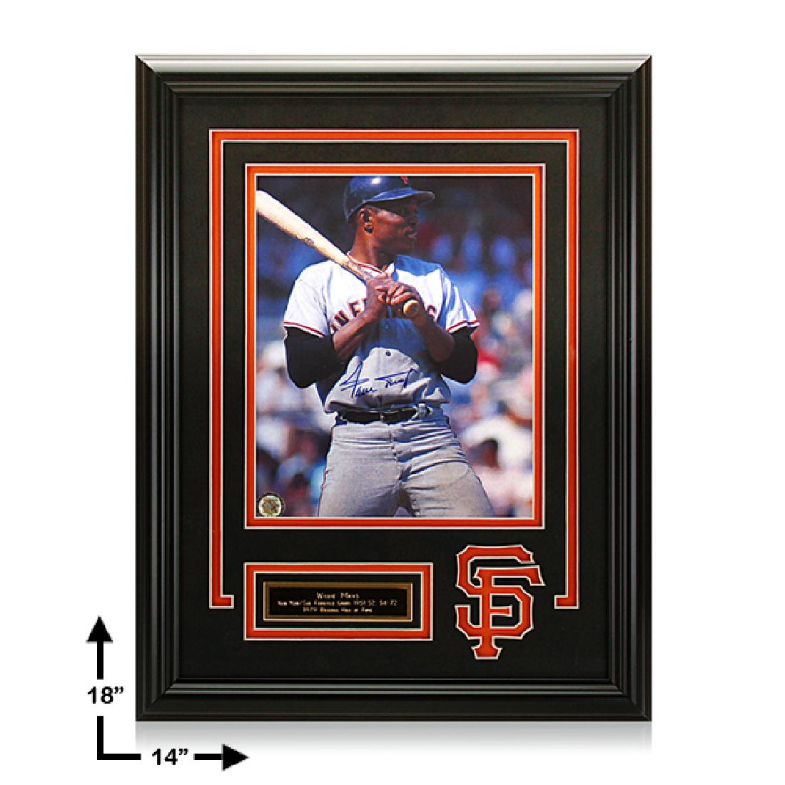 Willie Mays San Francisco Giants 12x16 autograph 8x10: Willie Mays San Francisco Giants 12x16 autograph 8x10 GFA