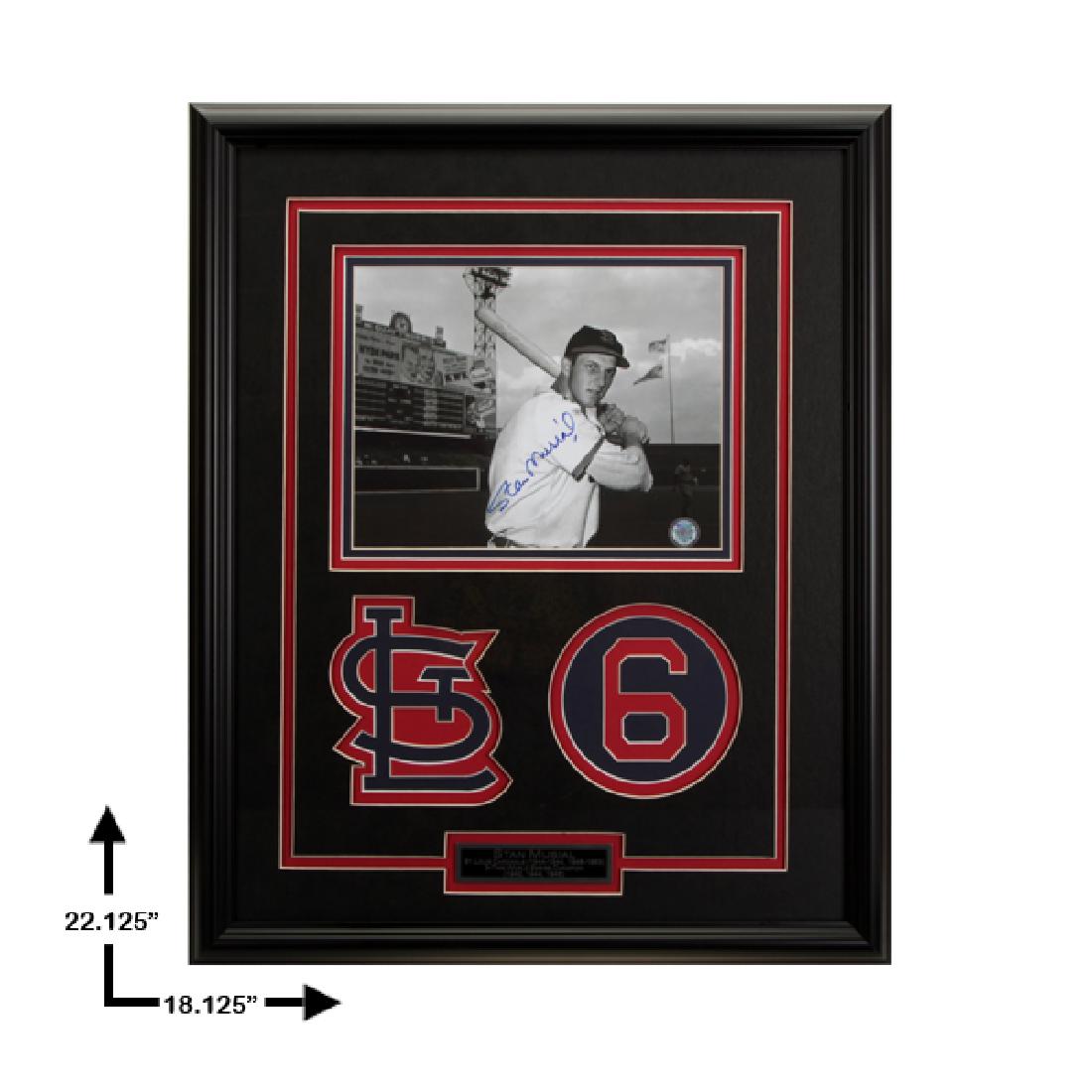 Stan Musial St. Louis Cardinals 22x18 autograph GFA: Stan Musial St. Louis Cardinals 22x18 autograph GFA