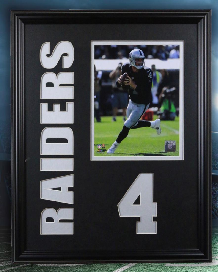 Derek Carr Oakland Raiders 20x16 photofile unsigned: Derek Carr Oakland Raiders 20x16 photofile unsigned