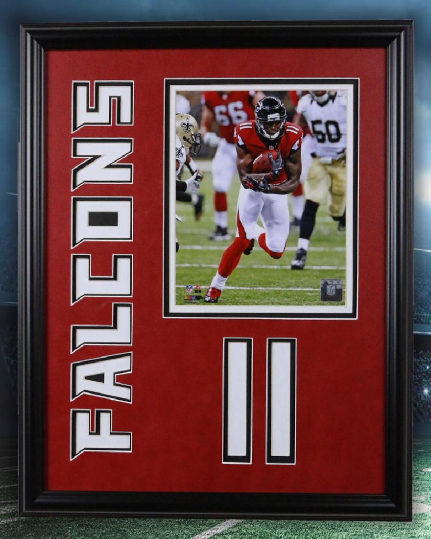 Julio Jones AtlantaFalcons 20x16 PhotofileUnsigned: Julio Jones Atlanta Falcons Custom Framed 20x16 Photofile Matted 8x10