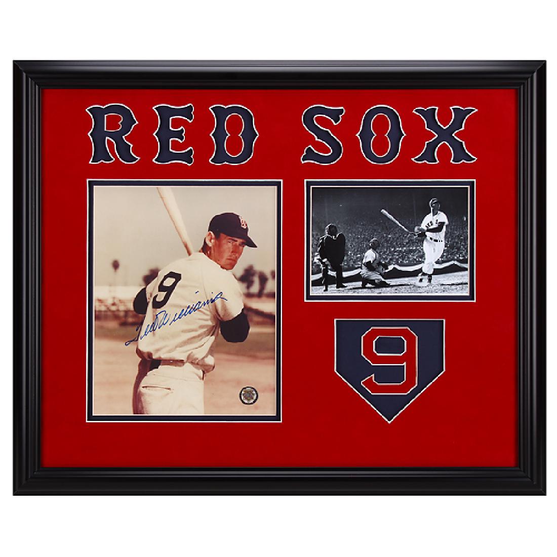 Ted Williams Boston Red Sox 20x16 Signed 8x10v GFA (1 of 1)
