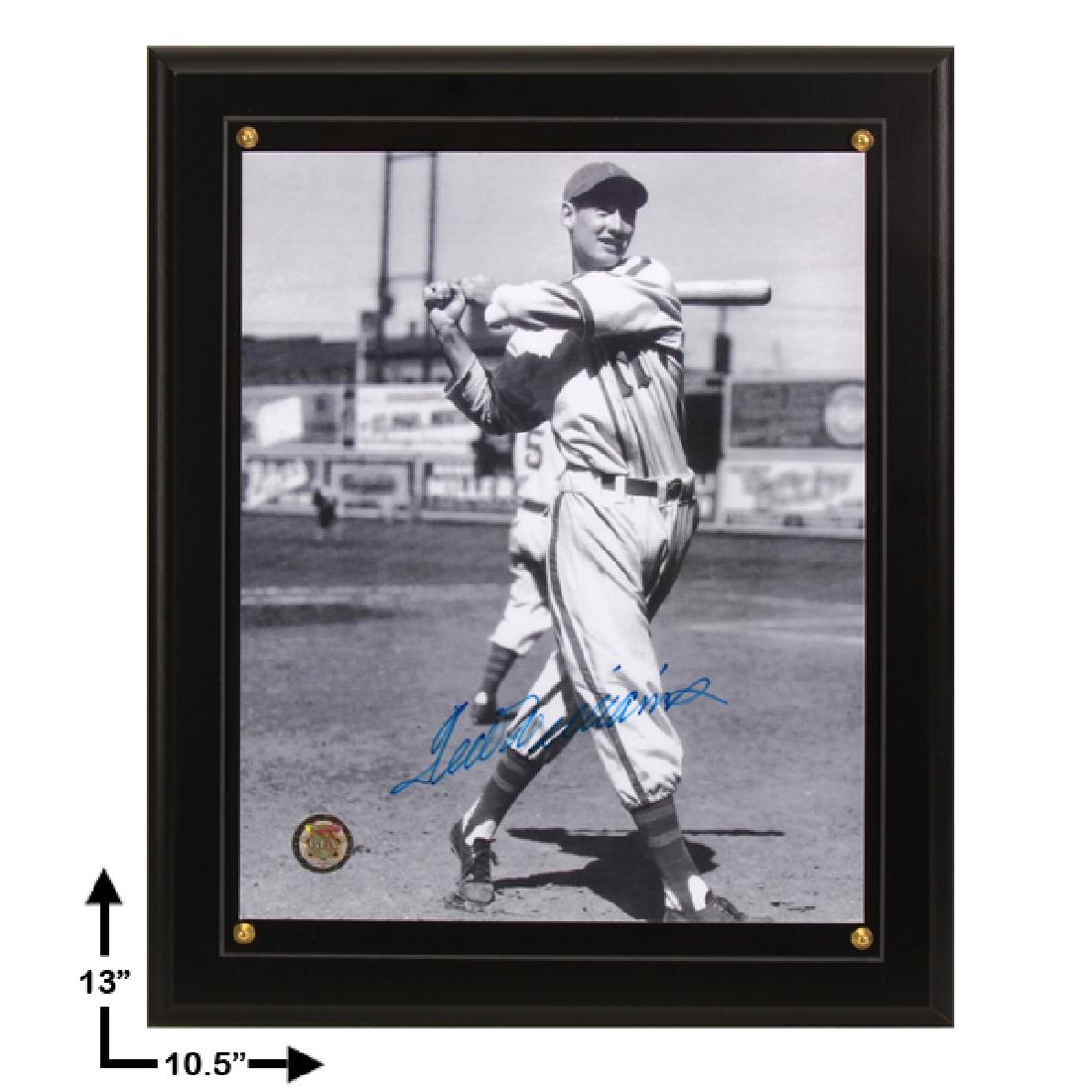 Ted Williams Boston Red Sox Signed 8x10 Plaque GFA: Ted Williams Boston Red Sox Signed 8x10 Plaque GFA