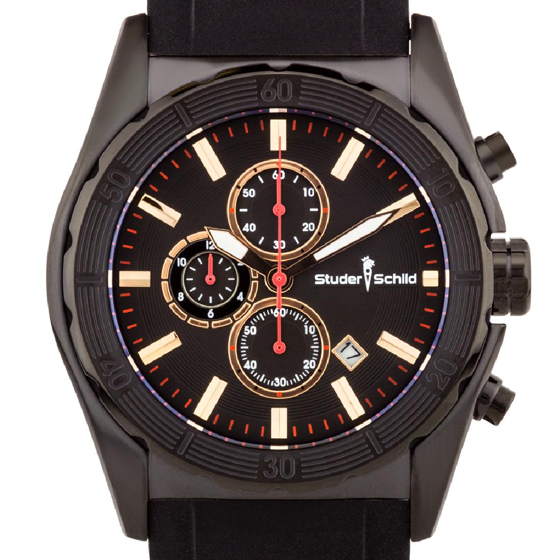 Studer Schild Mens Carver Chronograph Watch (1 of 3)