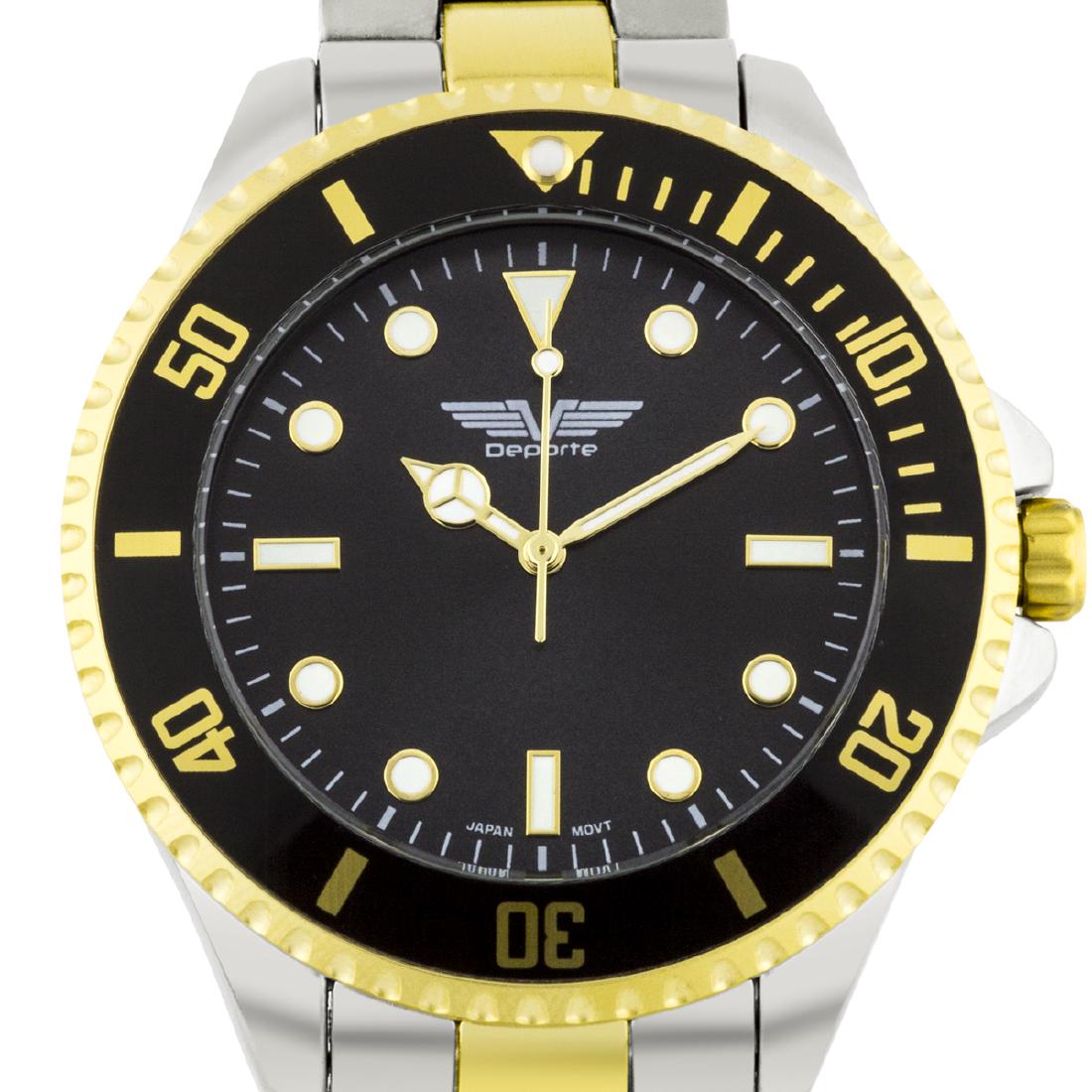 Deporte Cantoni Men's Watch: The is perfect for the kind of guy who wants something that looks good with anything Whether it be a suit or casual Friday at the office and with 10 classic color variants to choose from you are sure 