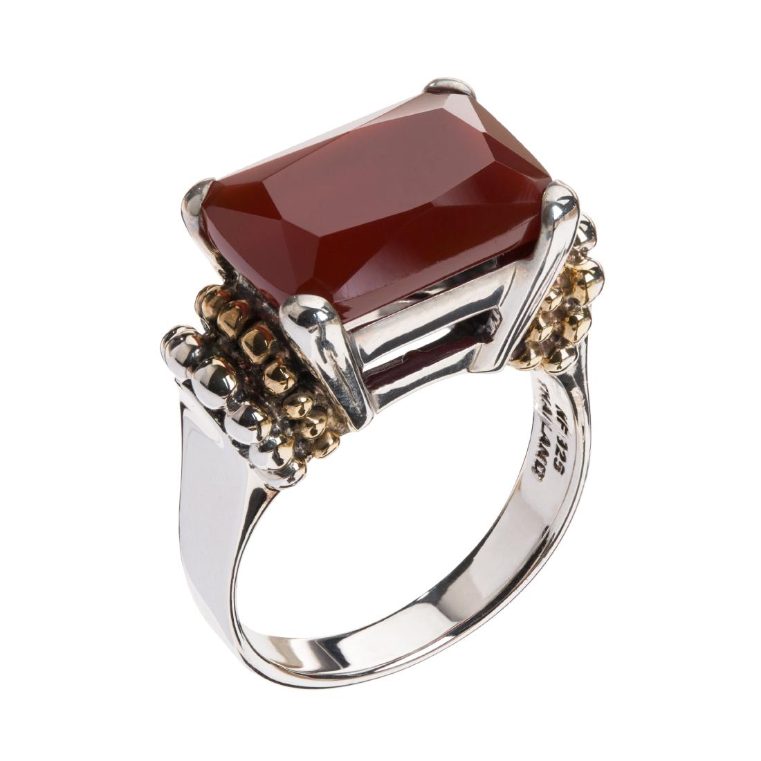 Silver Carnelian Gold Accents Beaded Ring-SZ 7: Crafted by Artisans in 925 Sterling Silver Add a delightful bit of color with Pangea Mines beautifully crafted sterling silver band. The gleaming sterling setting is adorned with East-West carnelian a