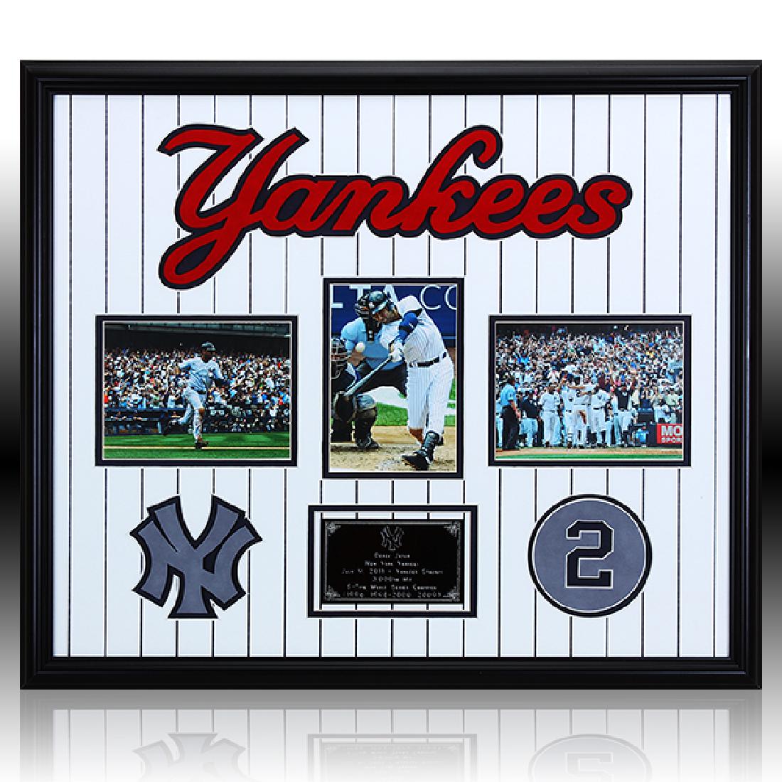 Derek Jeter New York Yankees 24x20 Custom Framed (1 of 1)