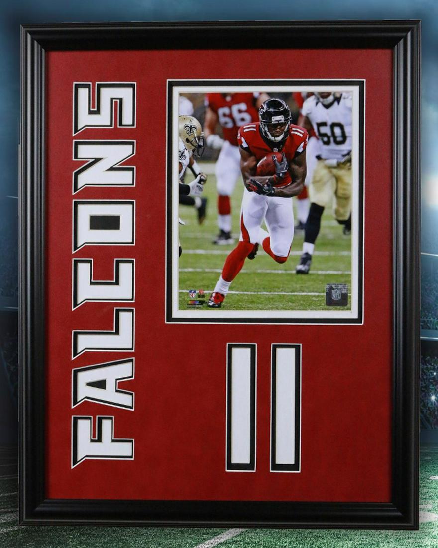 Julio Jones AtlantaFalcons 20x16 PhotofileUnsigned: Julio Jones Atlanta Falcons Custom Framed 20x16 Photofile Matted 8x10