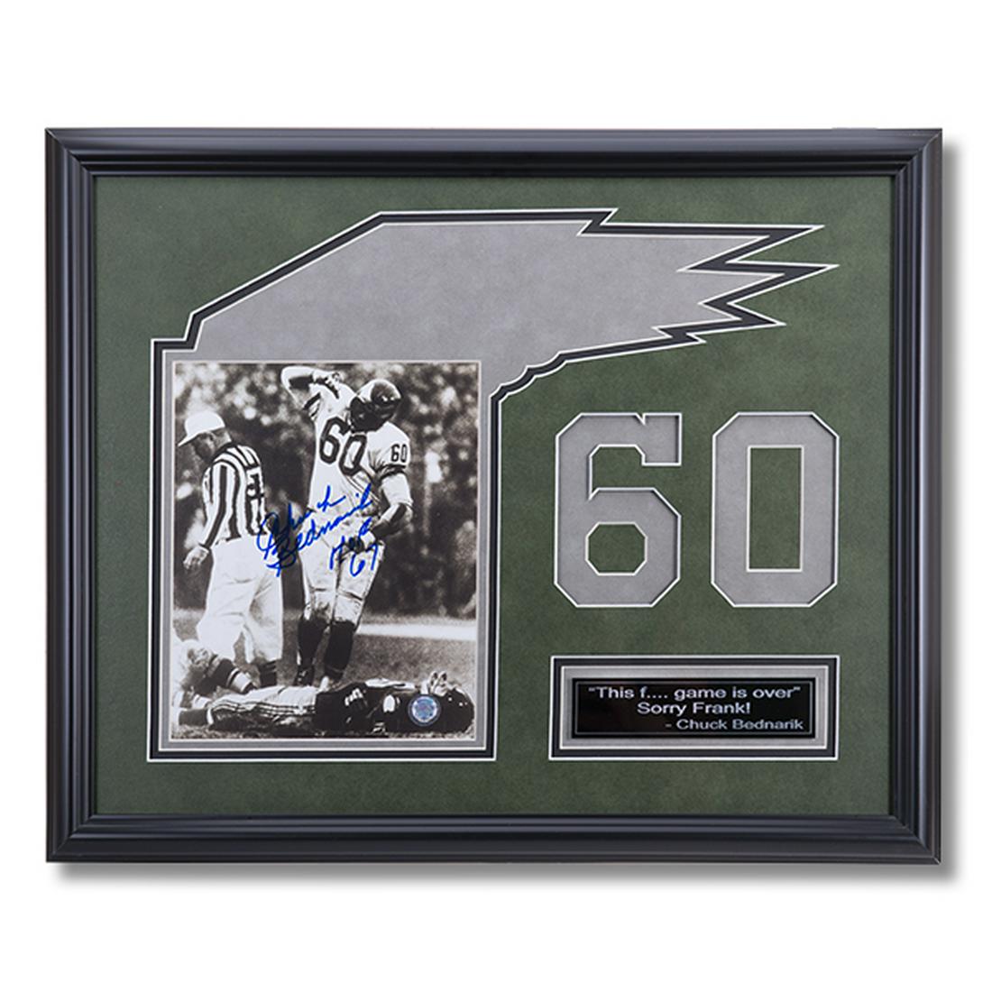 Chuck Bednarik Philadelphia Eagles 20x16 signed 8x10GFA (1 of 1)