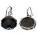 Sterling Silver Hypersthene Drop Earrings - 2