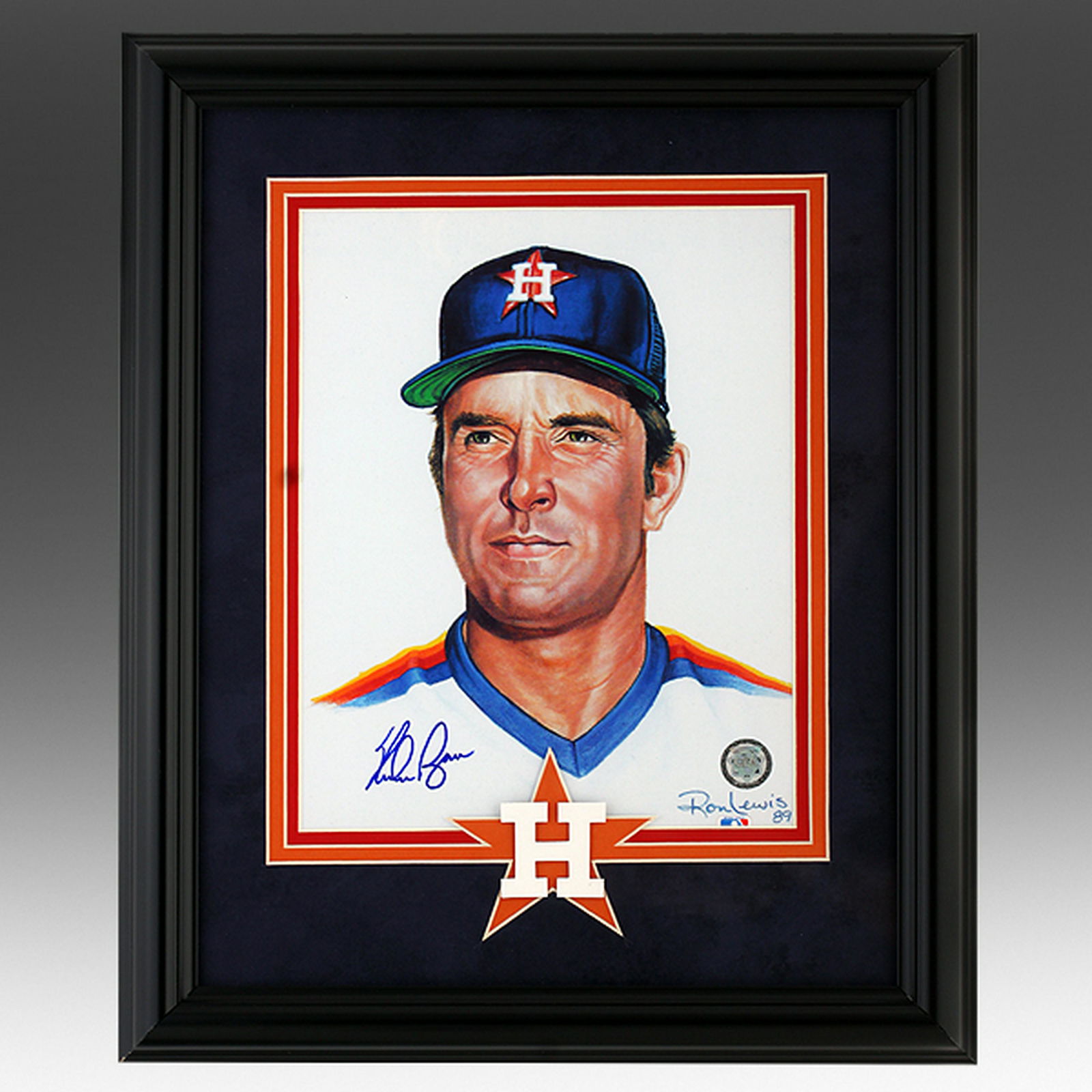 Nolan Ryan Houston Astros Custom Frame Signed (1 of 1)