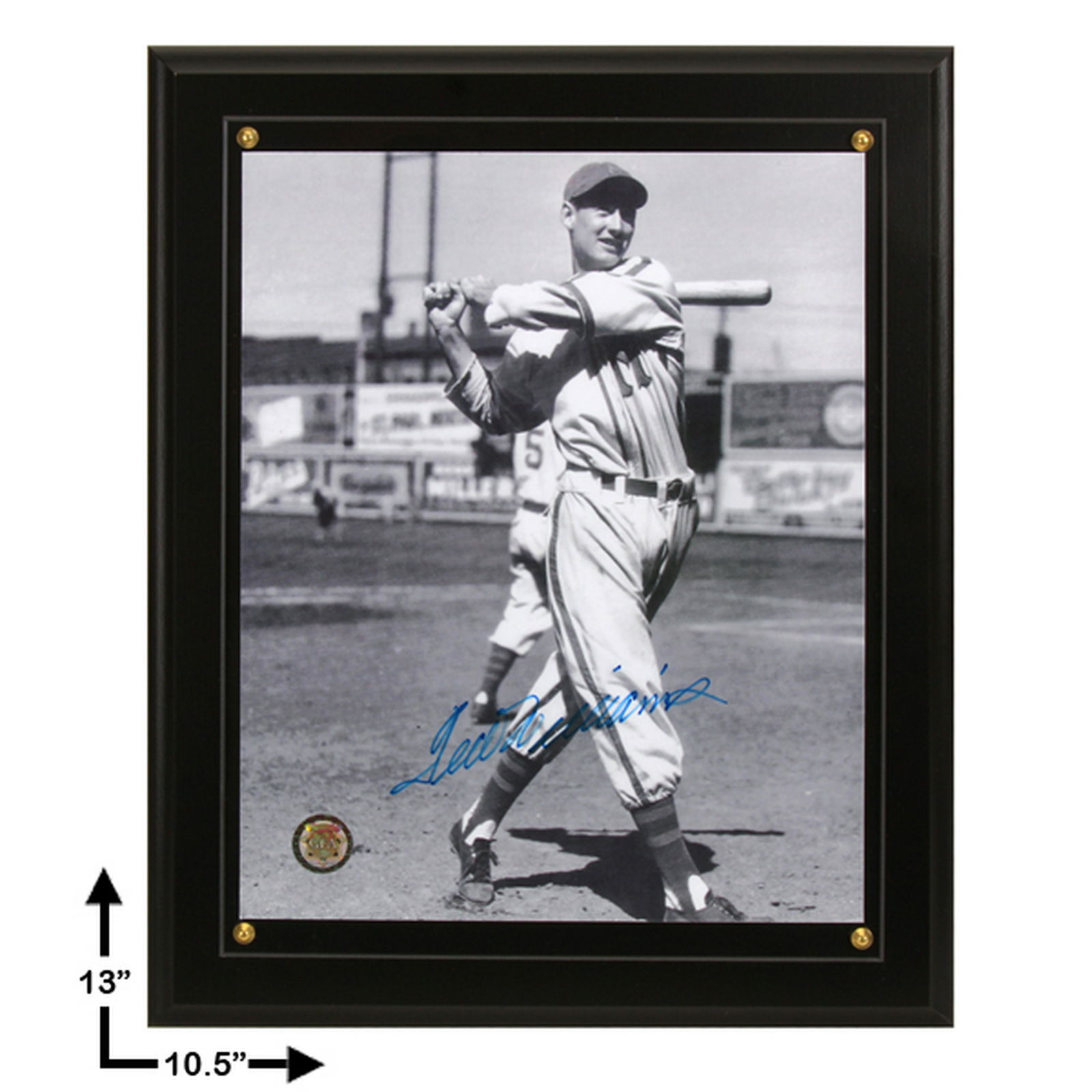 Ted Williams Boston Red Sox Signed 8x10 Plaque GFA (1 of 1)