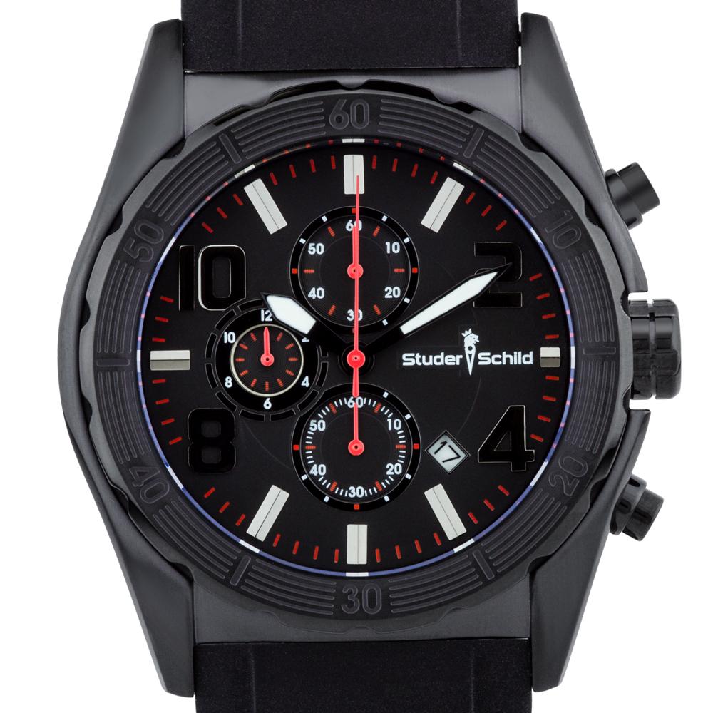 Studer Schild Mens Carver Chronograph Watch (1 of 3)