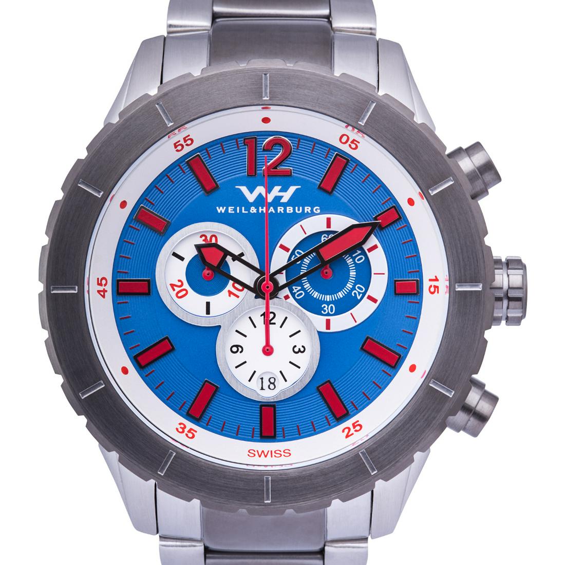 Weil & Harburg Swiss Swift Chronograph Mens Watch (1 of 3)