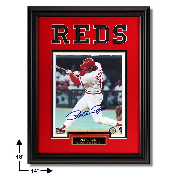 Pete Rose Cincinnati Reds 20x16 Signed GFA (1 of 1)