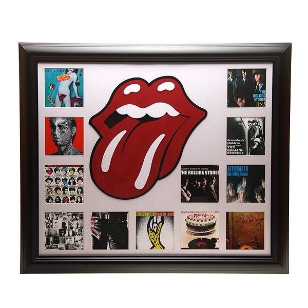 The Rolling Stones -Album Cover Art Collage 24x20: The Rolling Stones -Album Cover Art Collage 24x20